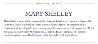 Illustration for article titled A Tumblr Reveals the Starbucks Orders of Your Favorite Literary Figures